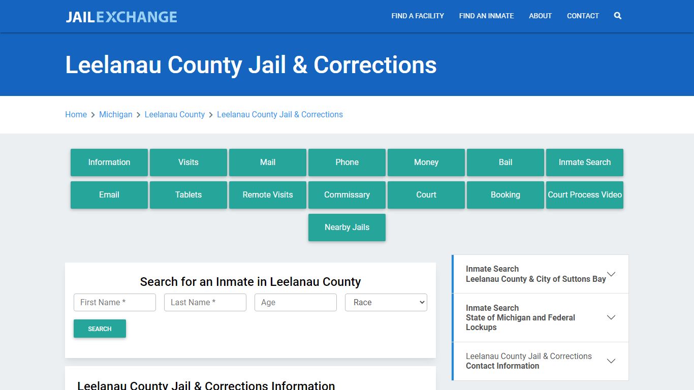 Leelanau County Jail & Corrections